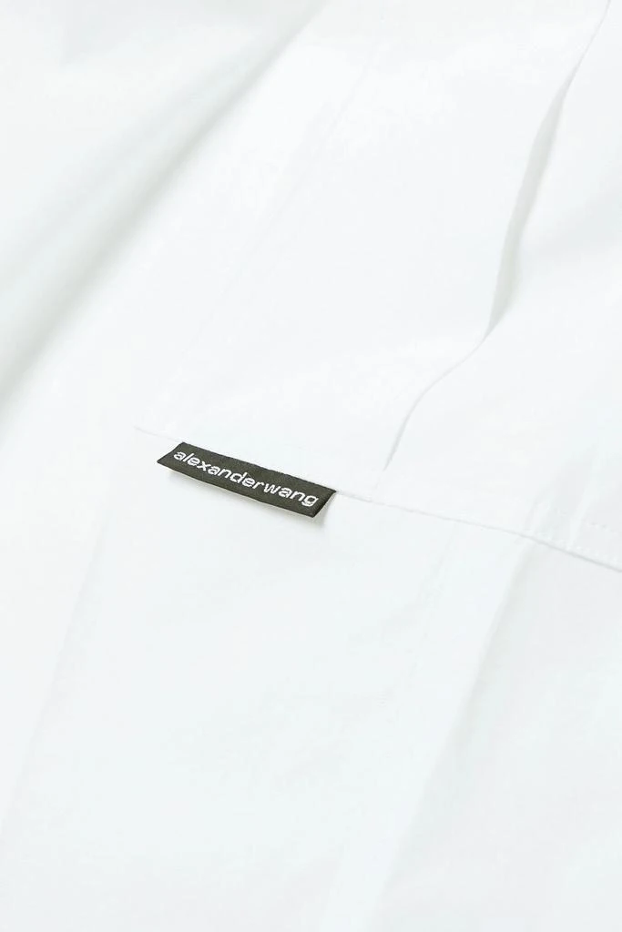 Alexander Wang Cotton-poplin wide-leg cargo pants 4