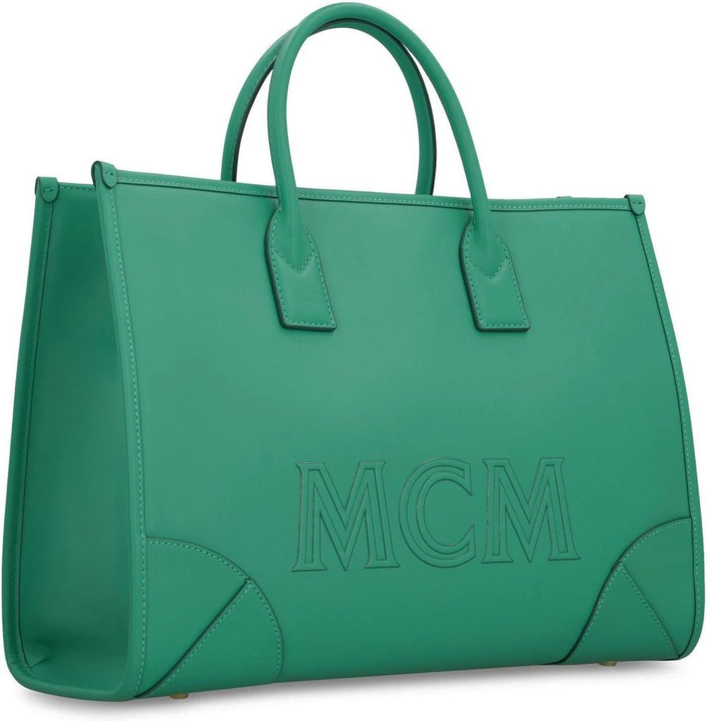 MCM Mcm München Leather Tote 3
