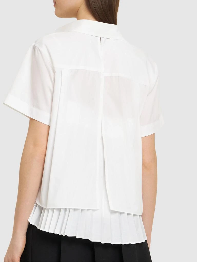 Sacai Cotton Blend Poplin Shirt 2