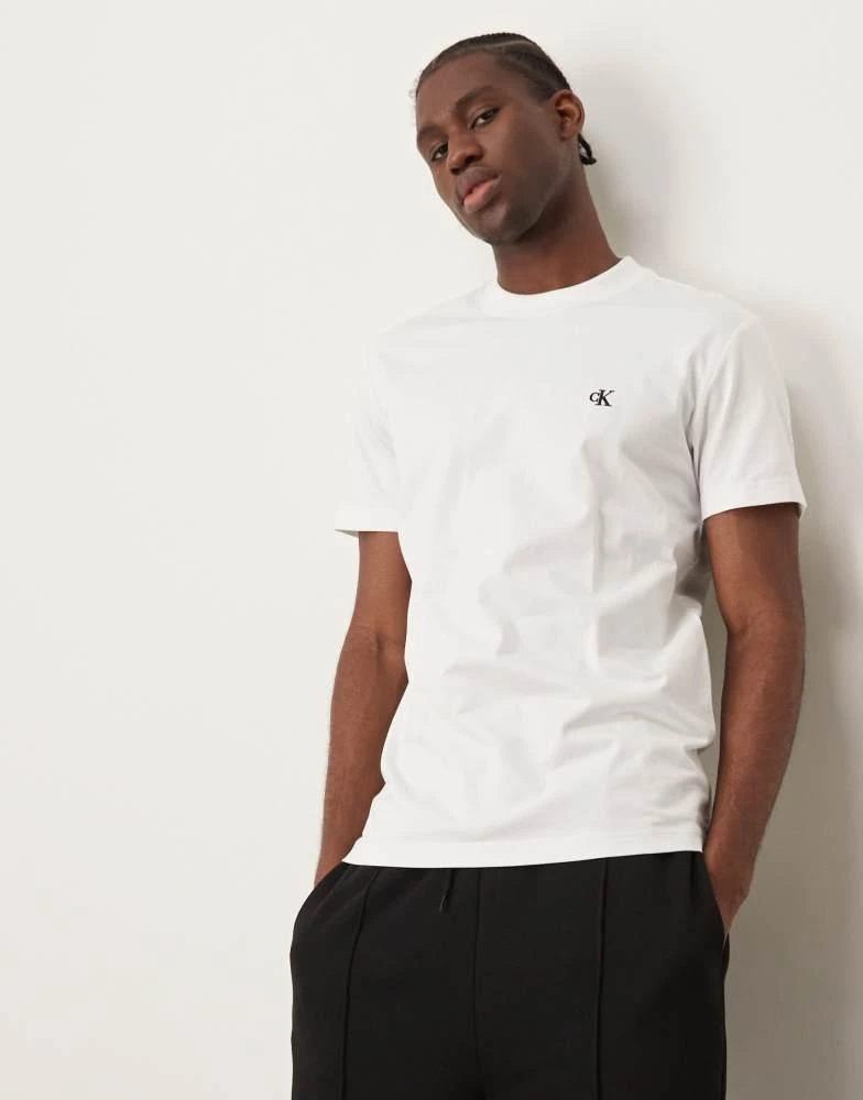 Calvin Klein Calvin Klein Jeans premium heavyweight t-shirt in white 1