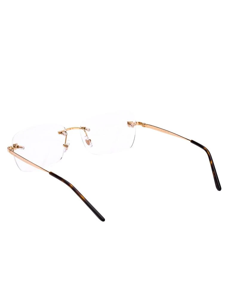 Cartier Cartier Panthere Rectangle Frame Glasses 4