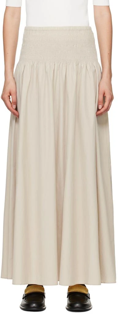 Rag & Bone Beige Alicia Maxi Skirt 1