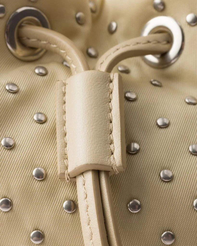 Prada Re-Nylon Studded Mini Bucket Bag 5
