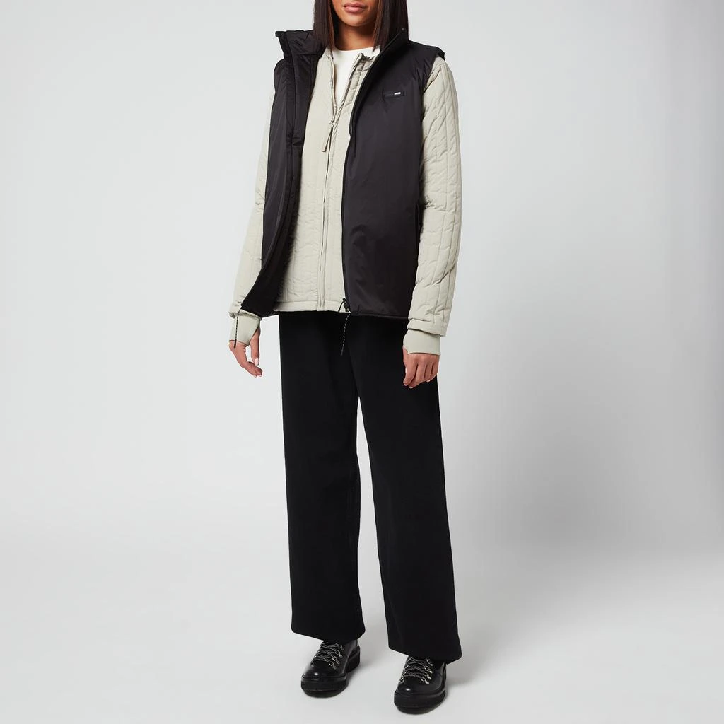 RAINS Women's Padded Nylon Vest - Black 3