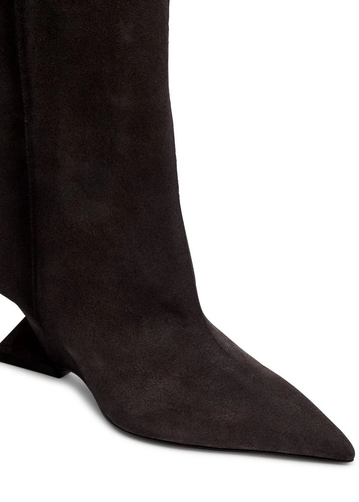 The Attico Cheope 60 suede knee-high boots 4