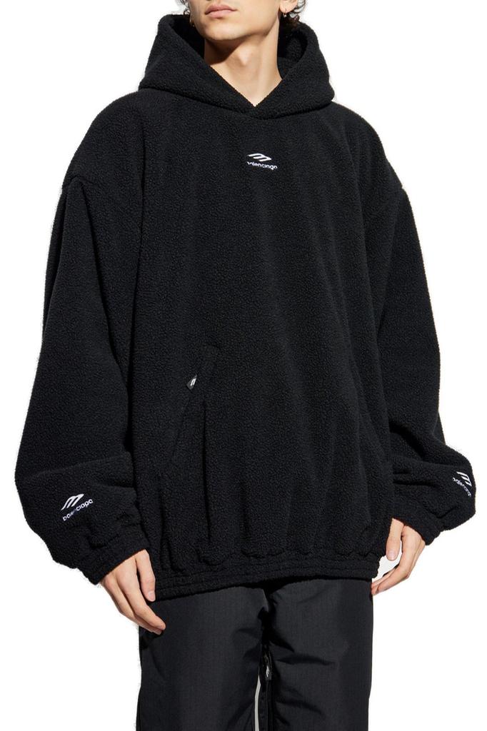 Balenciaga Ski 3B Sports Icon Fleece Hoodie – On Sale Now with Up