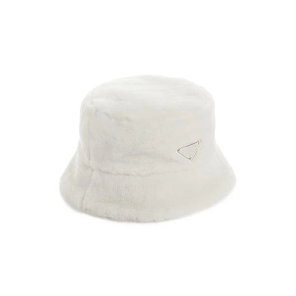 Prada Furry bucket hat 1
