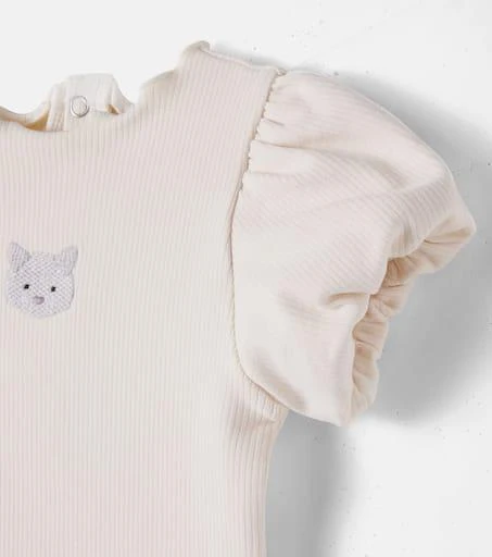 Donsje Baby Nowie embroidered cotton-blend bodysuit 3