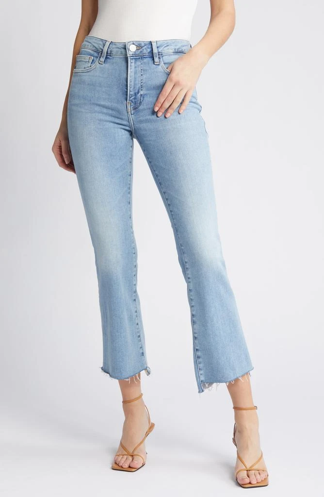 FRAME Le Crop Mini Bootcut Raw Step Hem Jeans 1