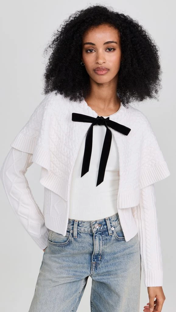 Sea Caleb Cable Knit Tie Front Cardigan 1
