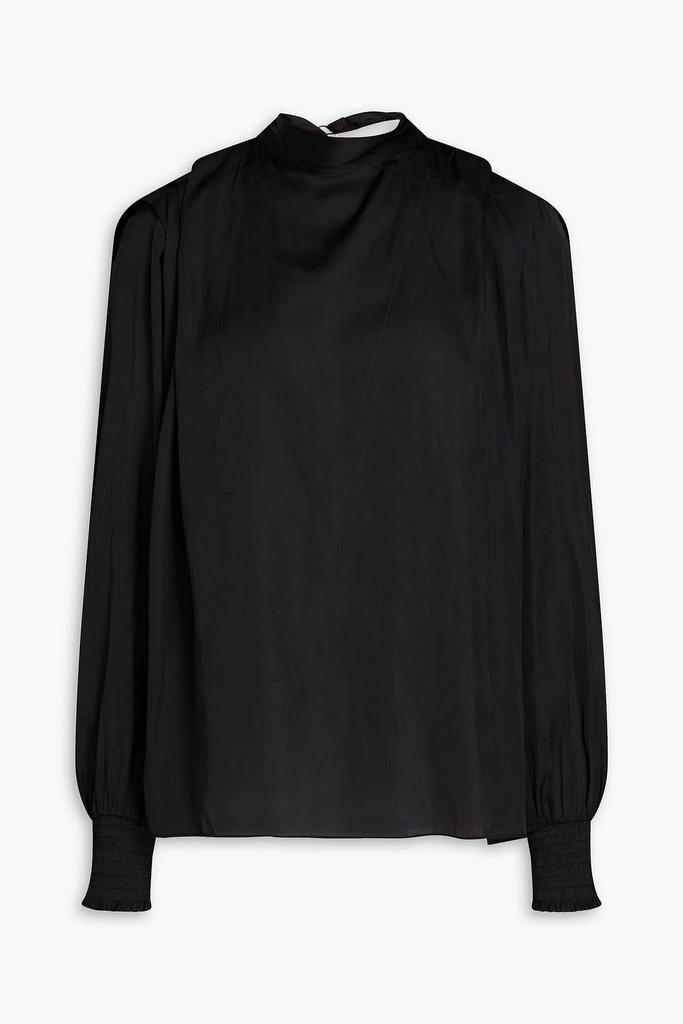 ba&sh Missy cutout satin blouse