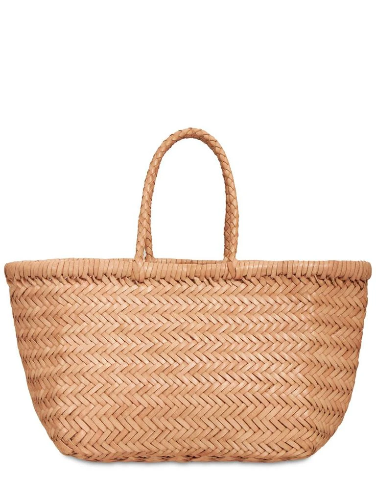 DRAGON DIFFUSION Triple Jump Small Leather Basket Bag 1