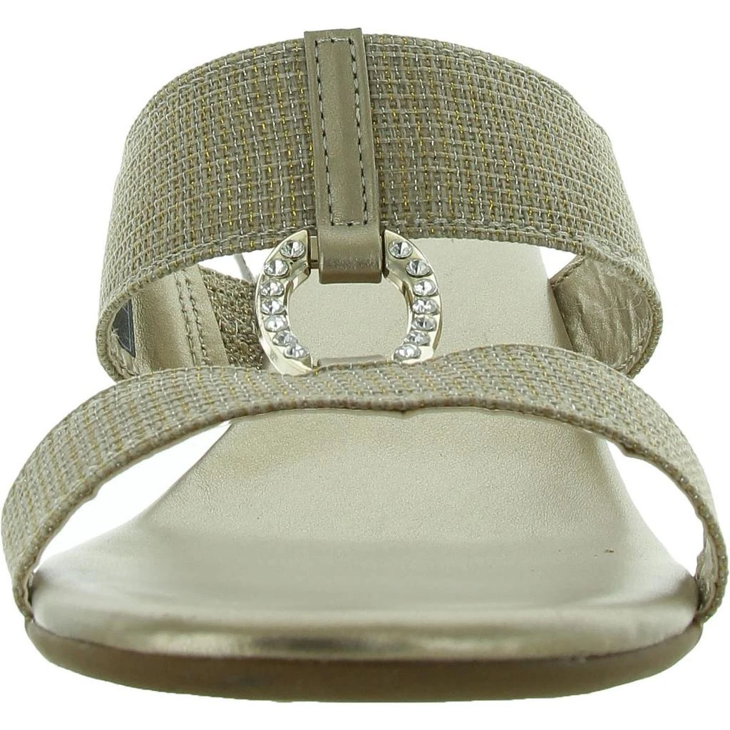 JONES NEW YORK Eanna Womens Embellished Slip-On Wedge Sandals 5