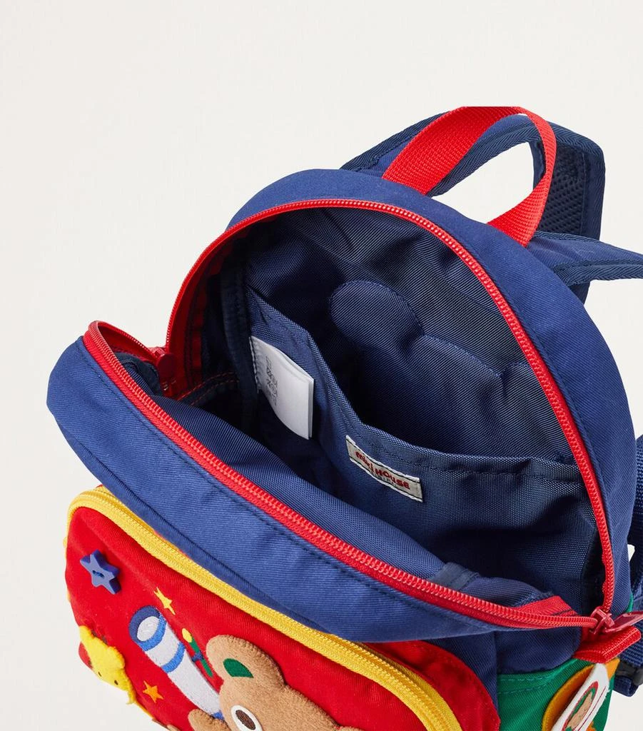 Miki House Patch-Detail Backpack 5