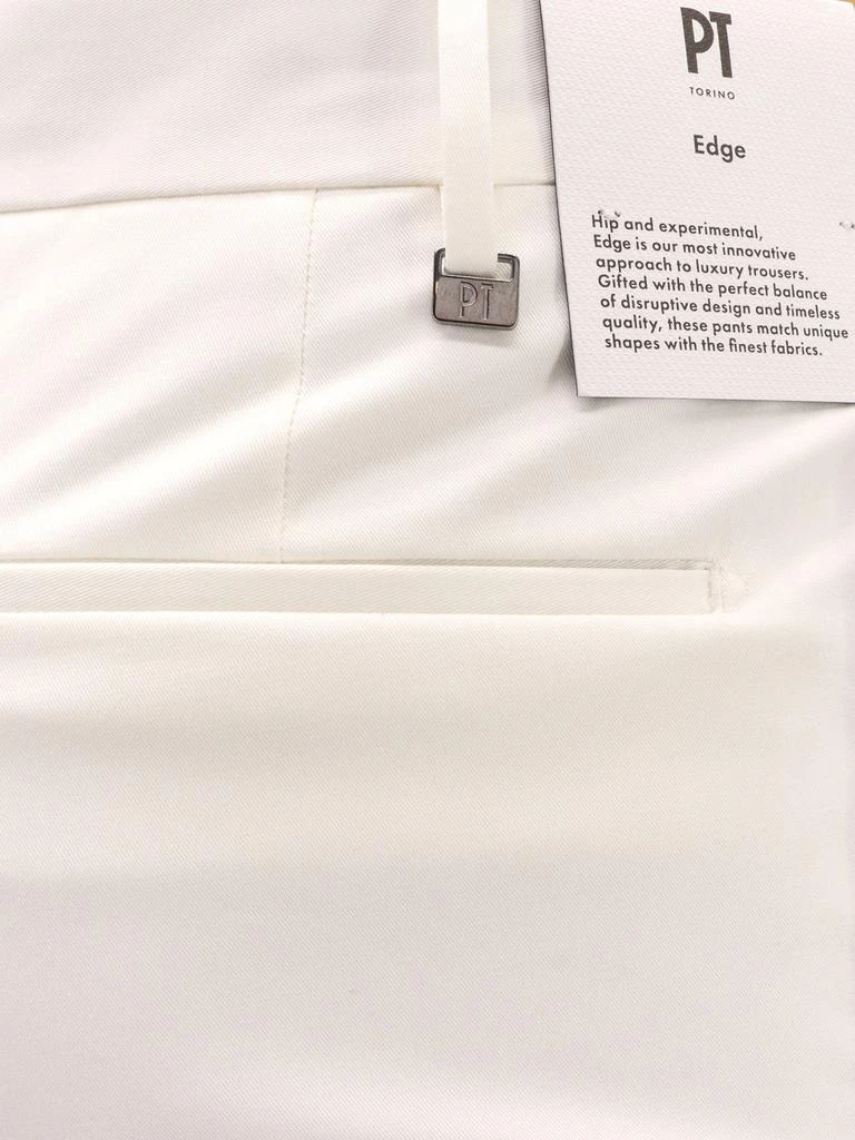 PT TORINO Stretch cotton edge trouser 3