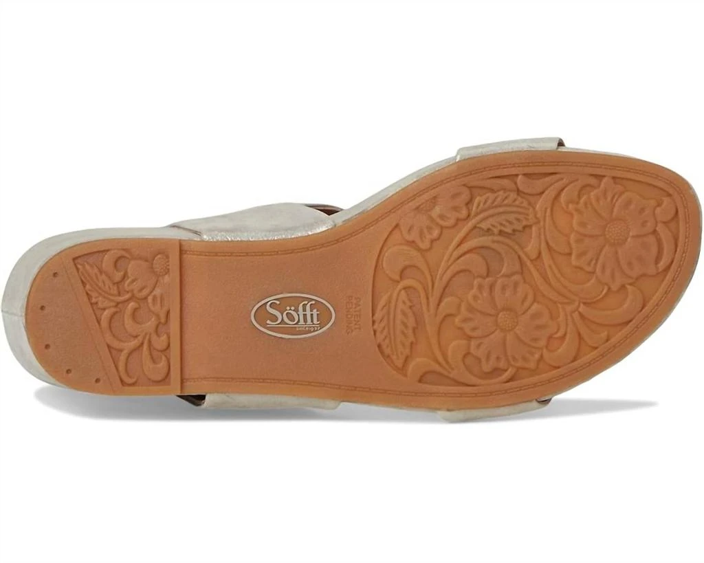 Söfft Women Vaya Wedge In Silver/stone 3