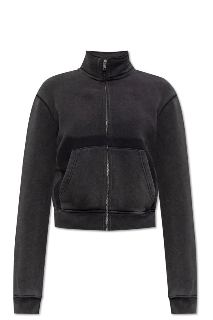 Alexander Wang T By Alexander Wang Cropped Zip-Up Jacket 1