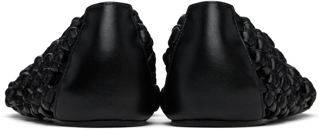 Jil Sander Black Hand-Knotted Ballerina Flats 2