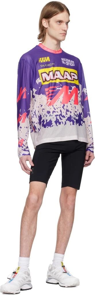 MAAP Purple Bleach Design Werks Edition LS Mesh T-shirt 4