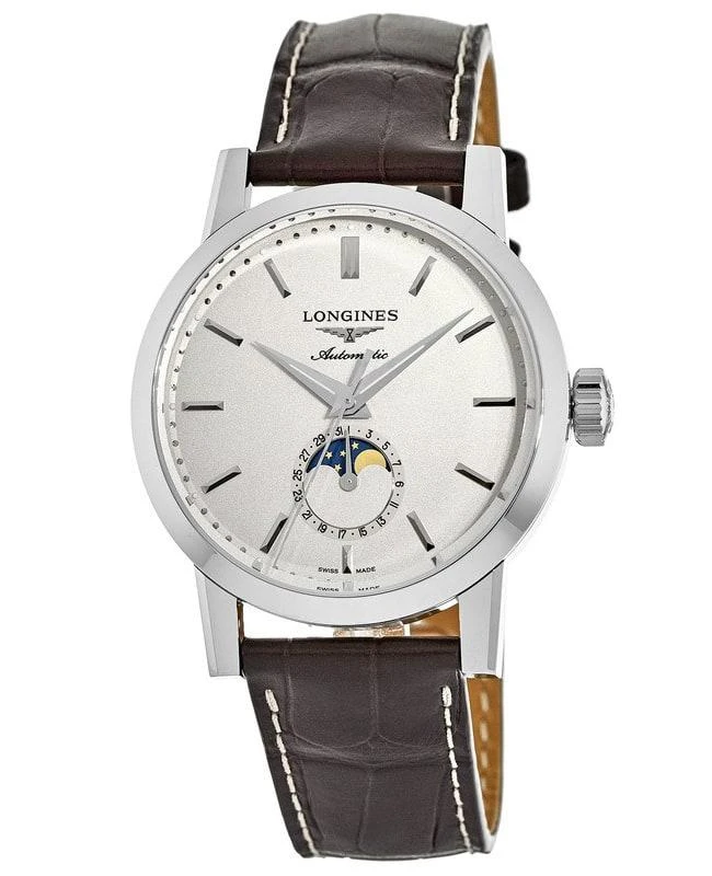 Longines Longines Heritage 1832 Automatic Beige Dial Leather Strap Men's Watch L4.826.4.92.2 1
