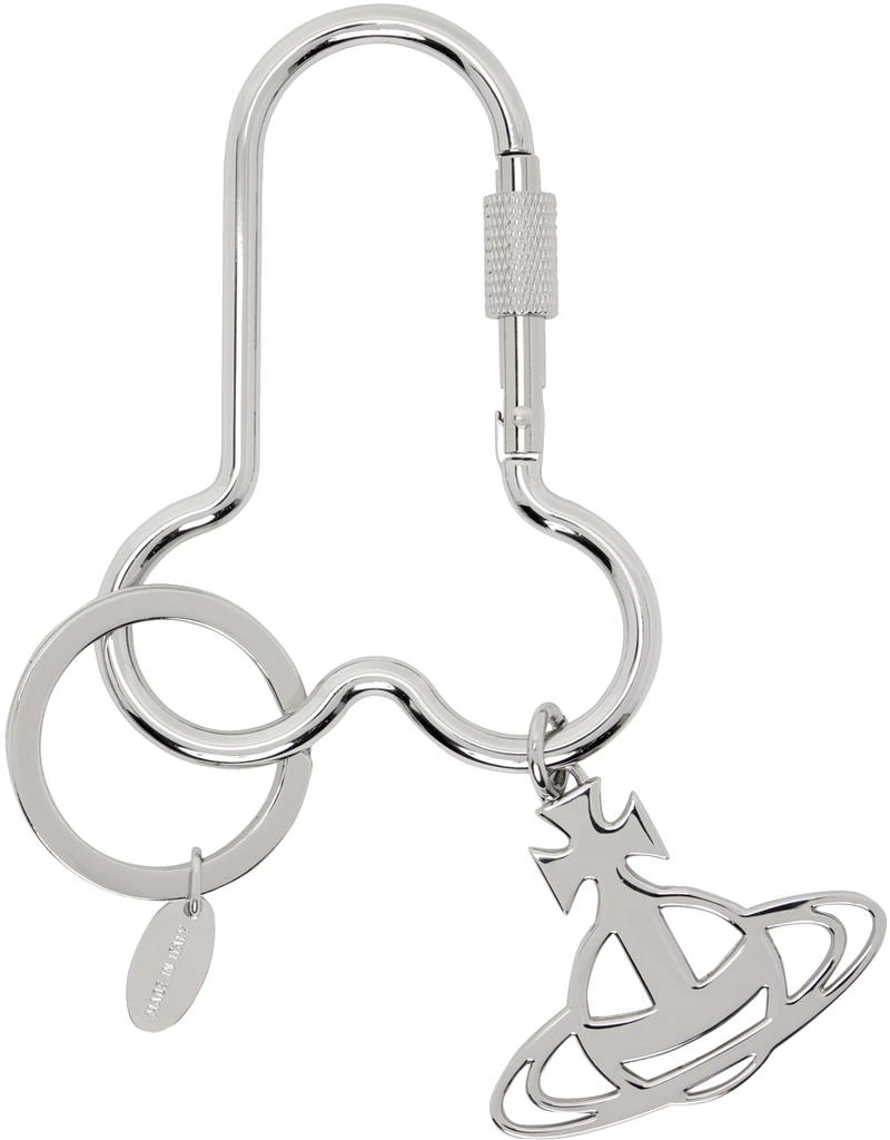 Vivienne Westwood Silver Penis Carabiner Keychain 2