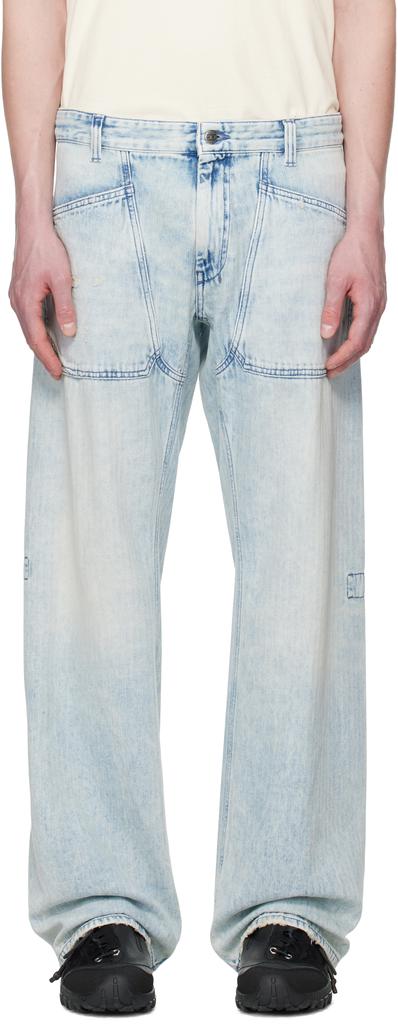 Diesel D-Rise Wide-Leg Distressed Jeans – On Sale Now with Up to