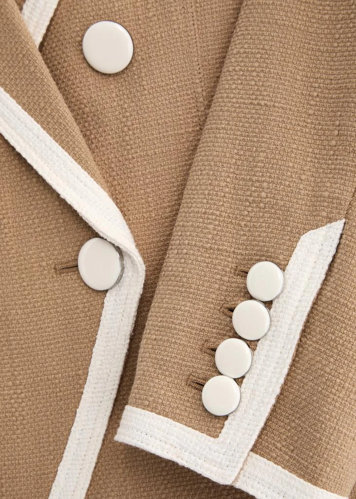 VERONICA BEARD Edison Dickey cotton-blend blazer 5