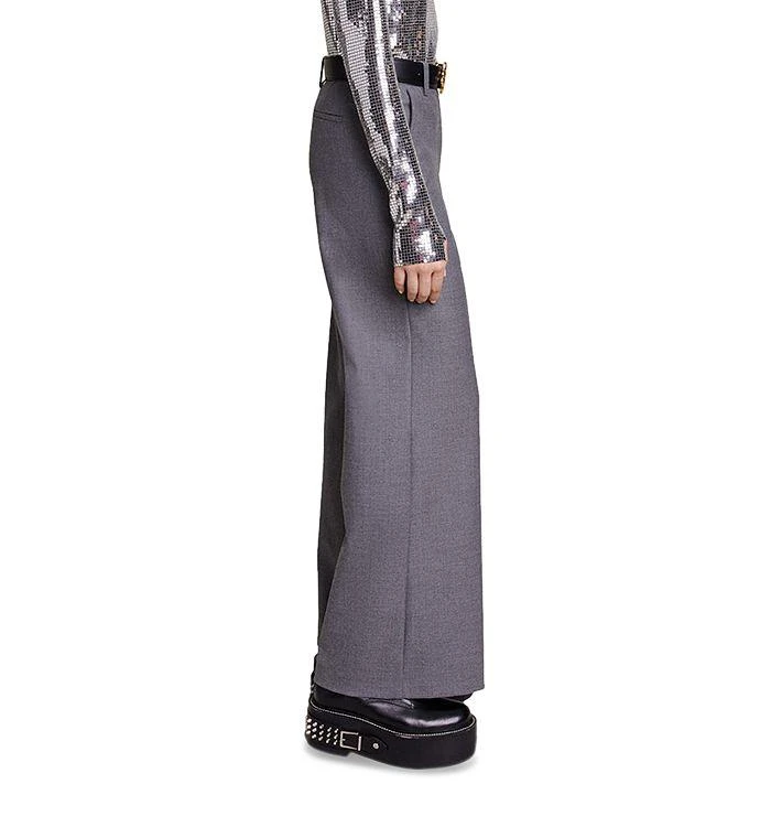 Maje Pillanette Wide Leg Pants 3