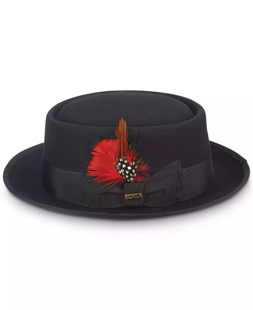 SCALA Men's Wool Pork Pie Hat 2