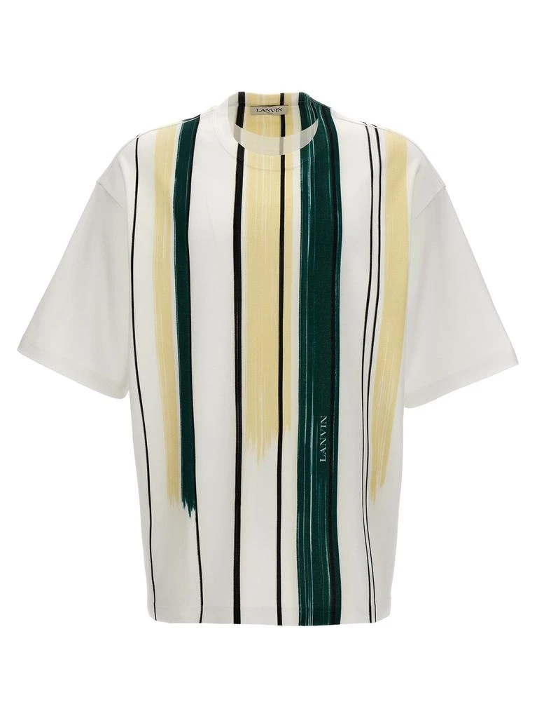 Lanvin Lanvin Striped Crewneck T-Shirt 1