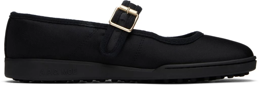 A.P.C. Black Moe Mary Jane Ballerina Flats 1