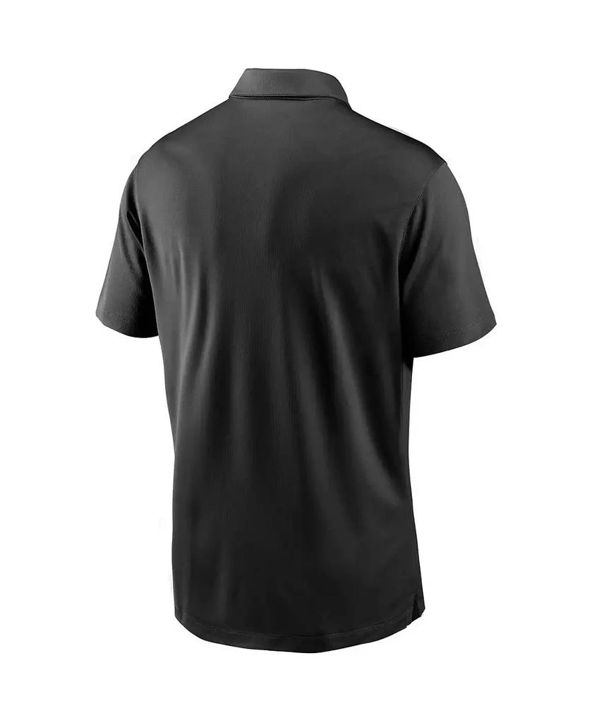 NIKE Men's Black Arizona Diamondbacks Cooperstown Collection Logo Franchise Performance Polo Shirt 3