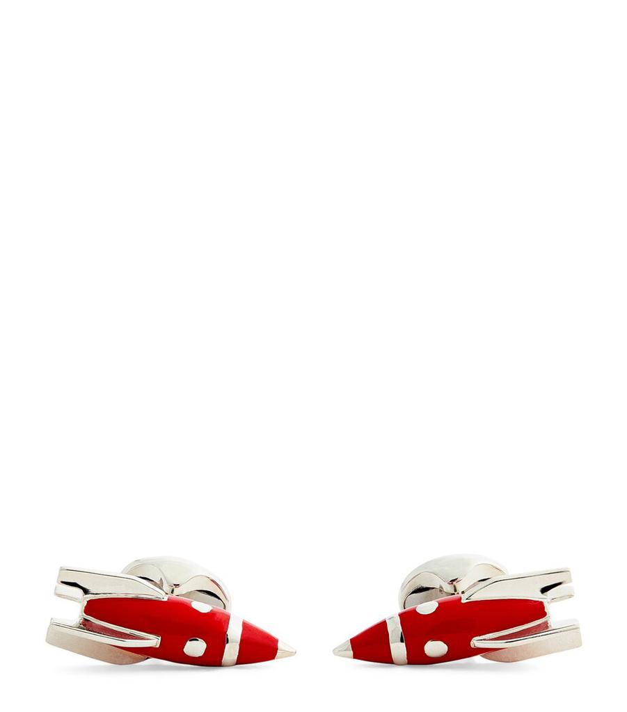 Deakin & Francis Sterling Silver Rocket Cufflinks