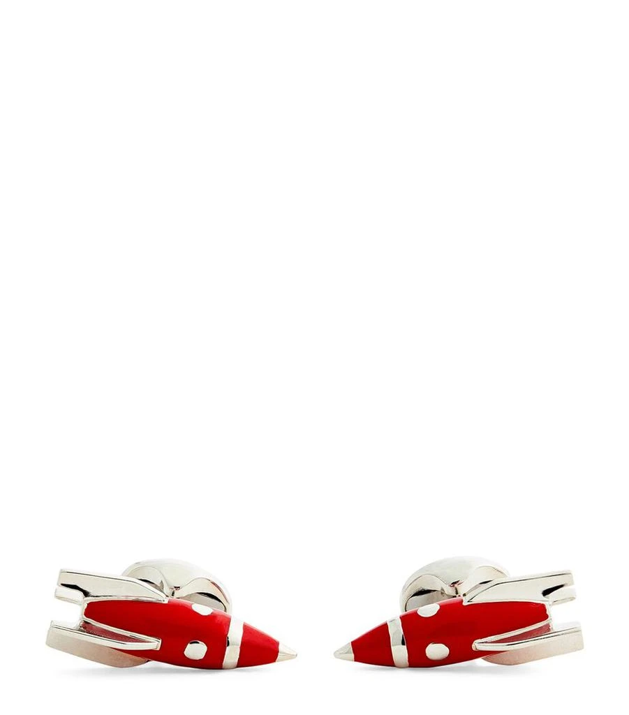 Deakin & Francis Sterling Silver Rocket Cufflinks 1