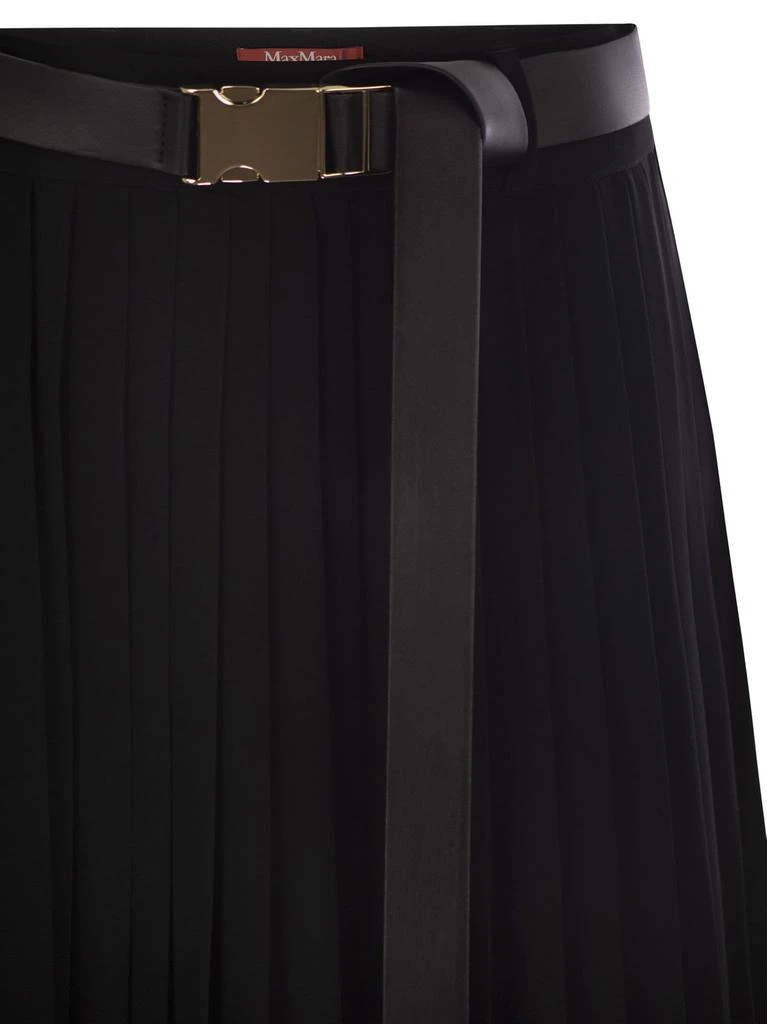 Max Mara Max Mara Studio Savana Belted Pleated Skirt 4