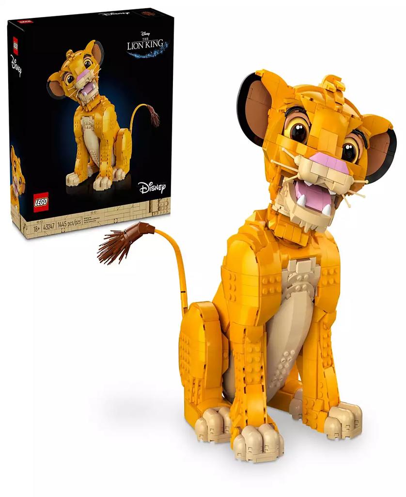 LEGO Disney Young Simba The Lion King Fan Disney Collection Building Set 43247, 1445 Pieces