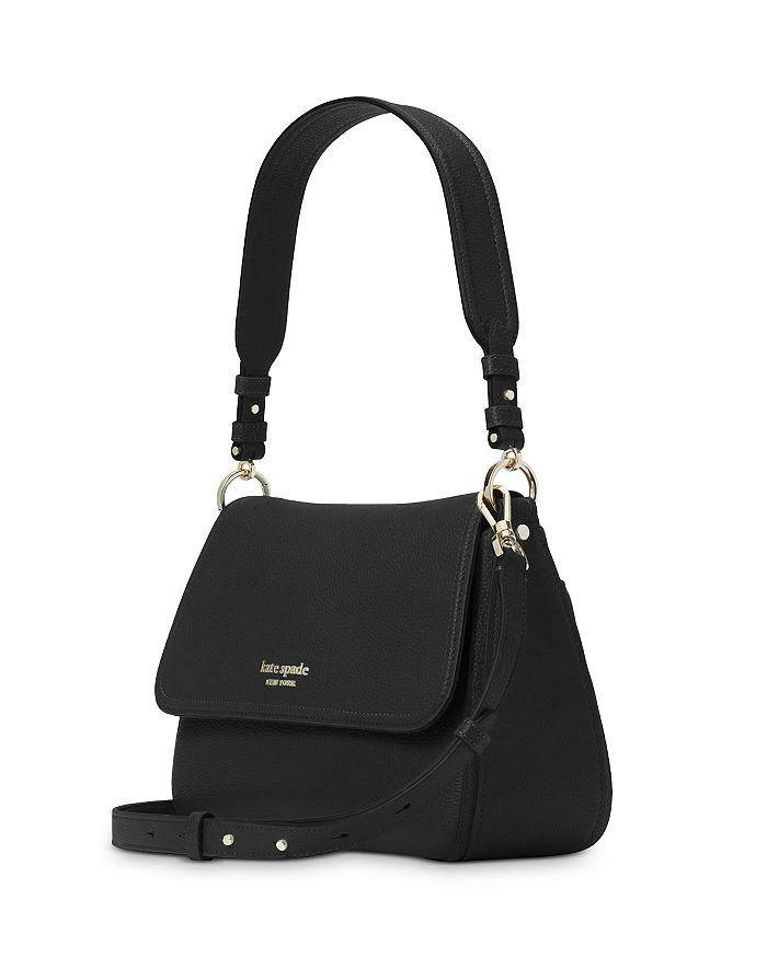 Kate Spade Hudson Pebbled Leather Medium Convertible Flap Shoulder Bag 6