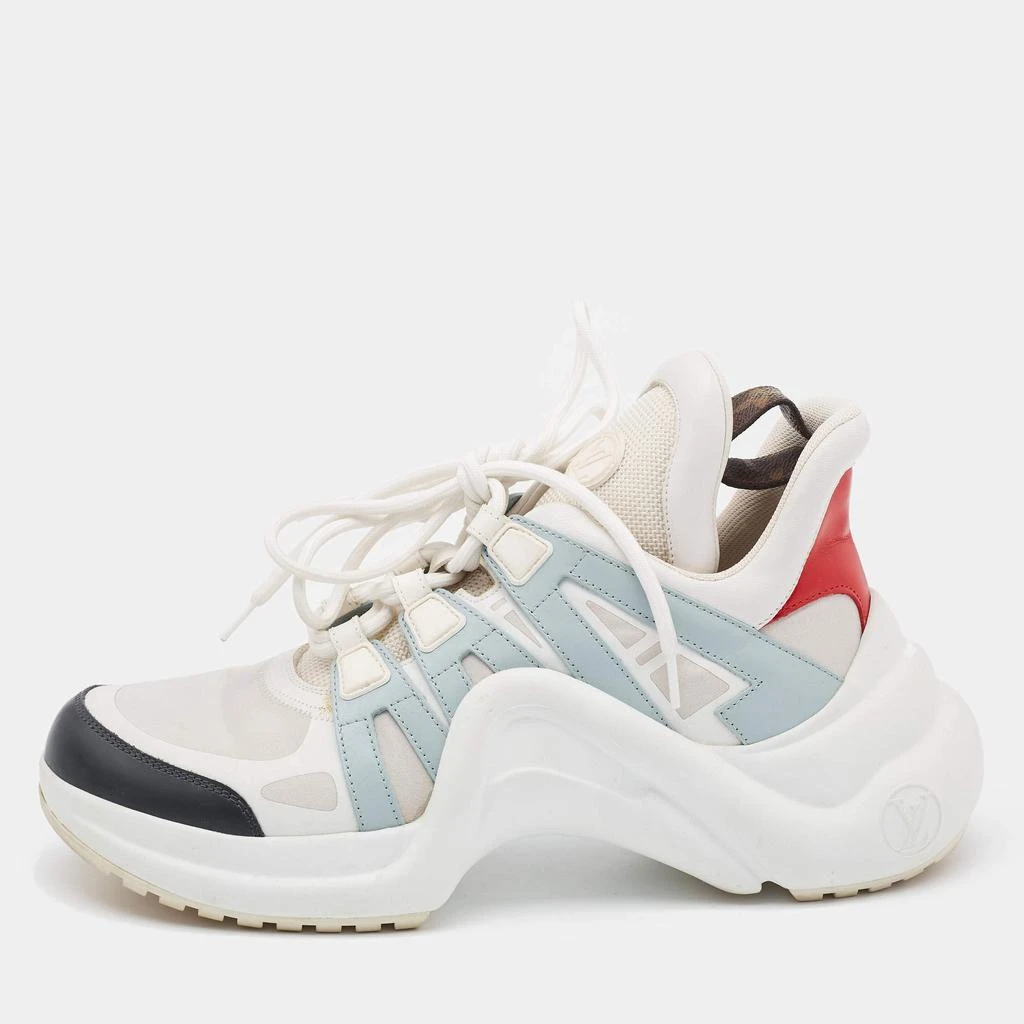 Louis Vuitton Louis Vuitton Multicolor Leather and Fabric Archlight Sneakers Size 39 1