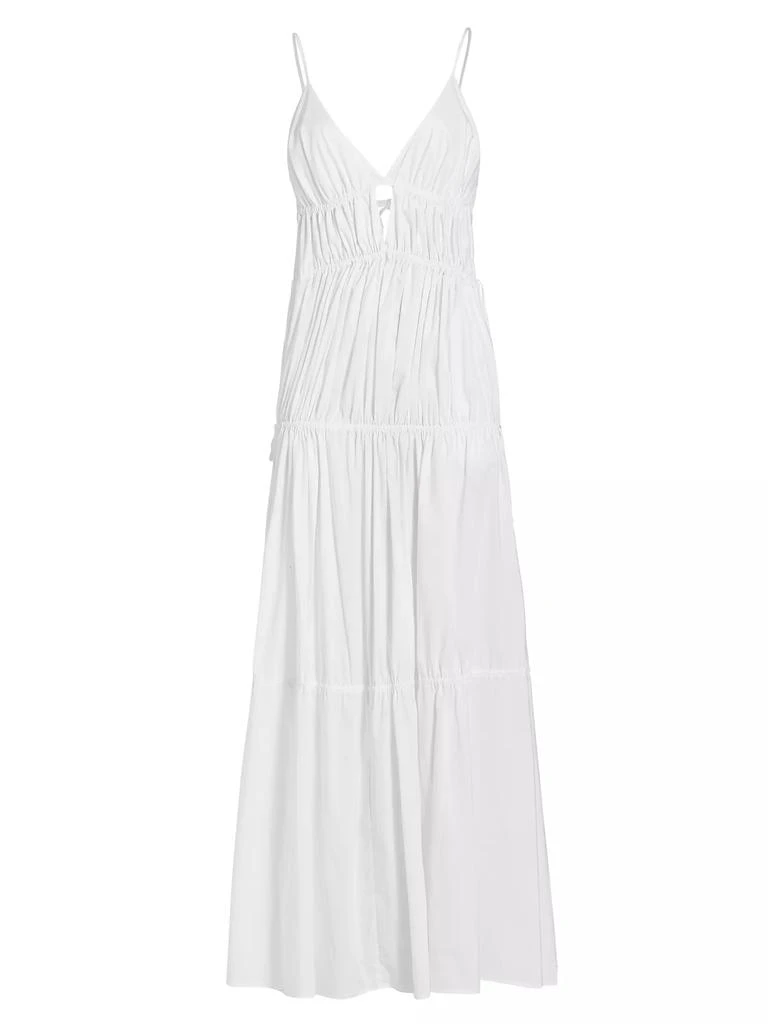 Jonathan Simkhai April Tiered Gathered Maxi Dress 1