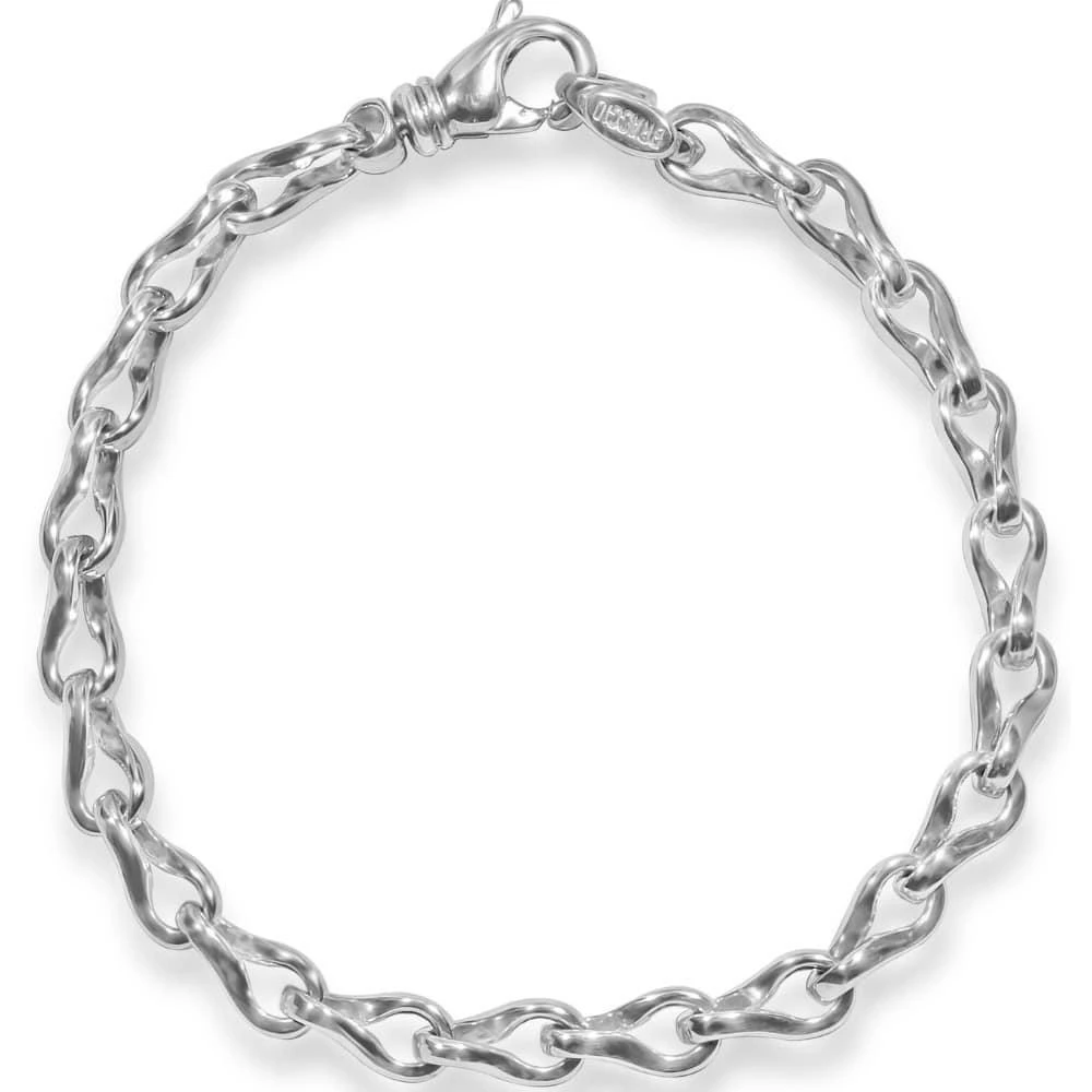 Pompeii3 Men
s 14k Gold (17gram) or Platinum (28gram) 6mm Link Bracelet 8.5"