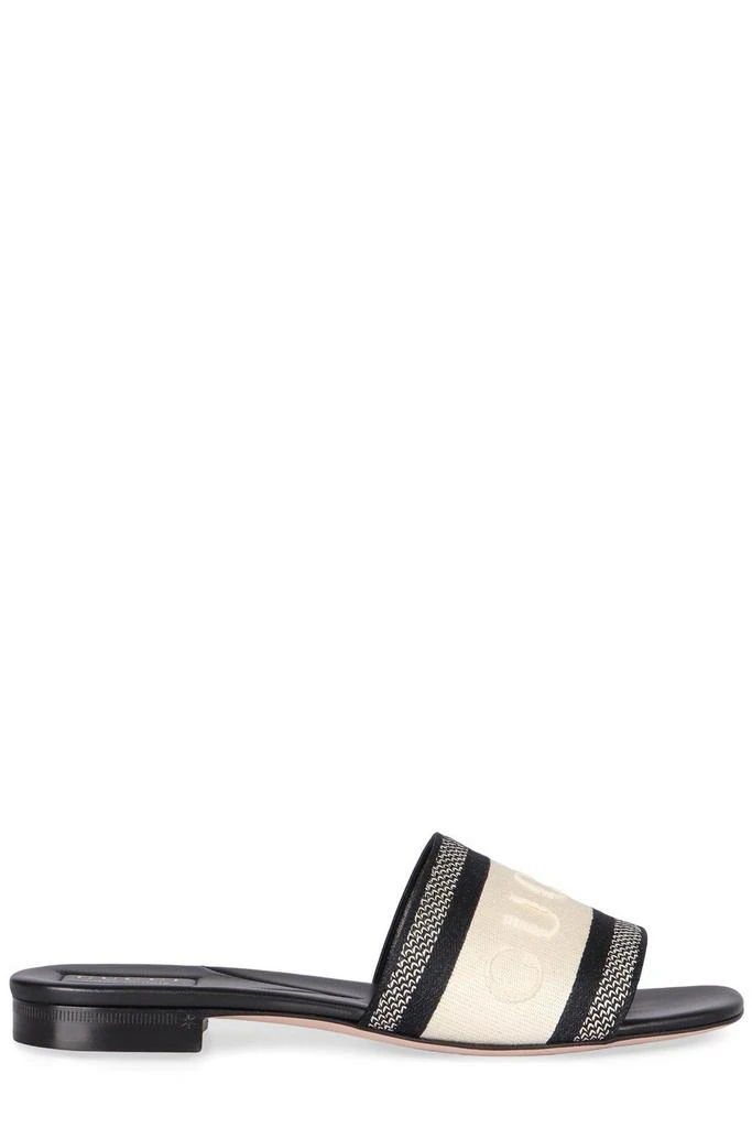 Gucci Gucci Web Detailed Slide Sandals from Cettire