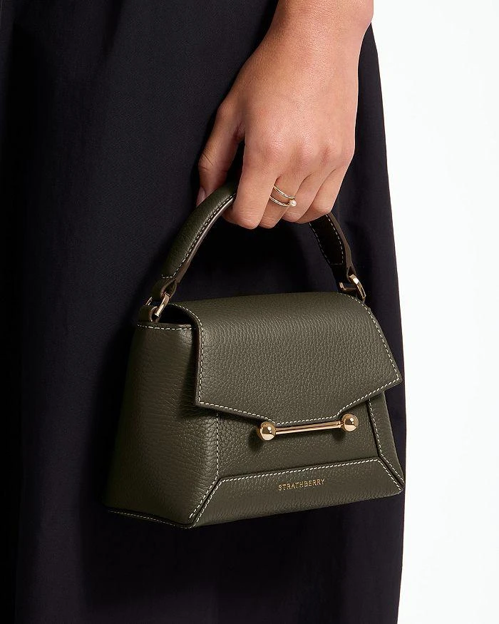 Strathberry Mosaic Nano Leather Top Handle Bag 2