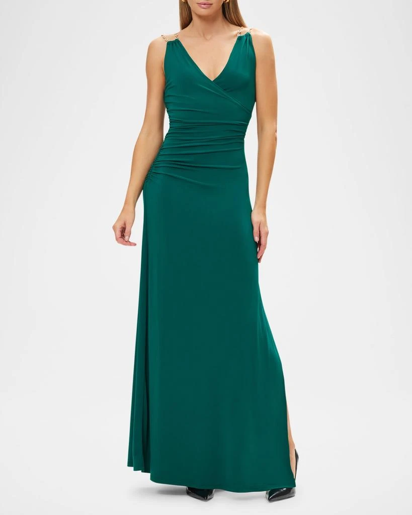 Herve Leger The Amal Chain-Strap Gown 2