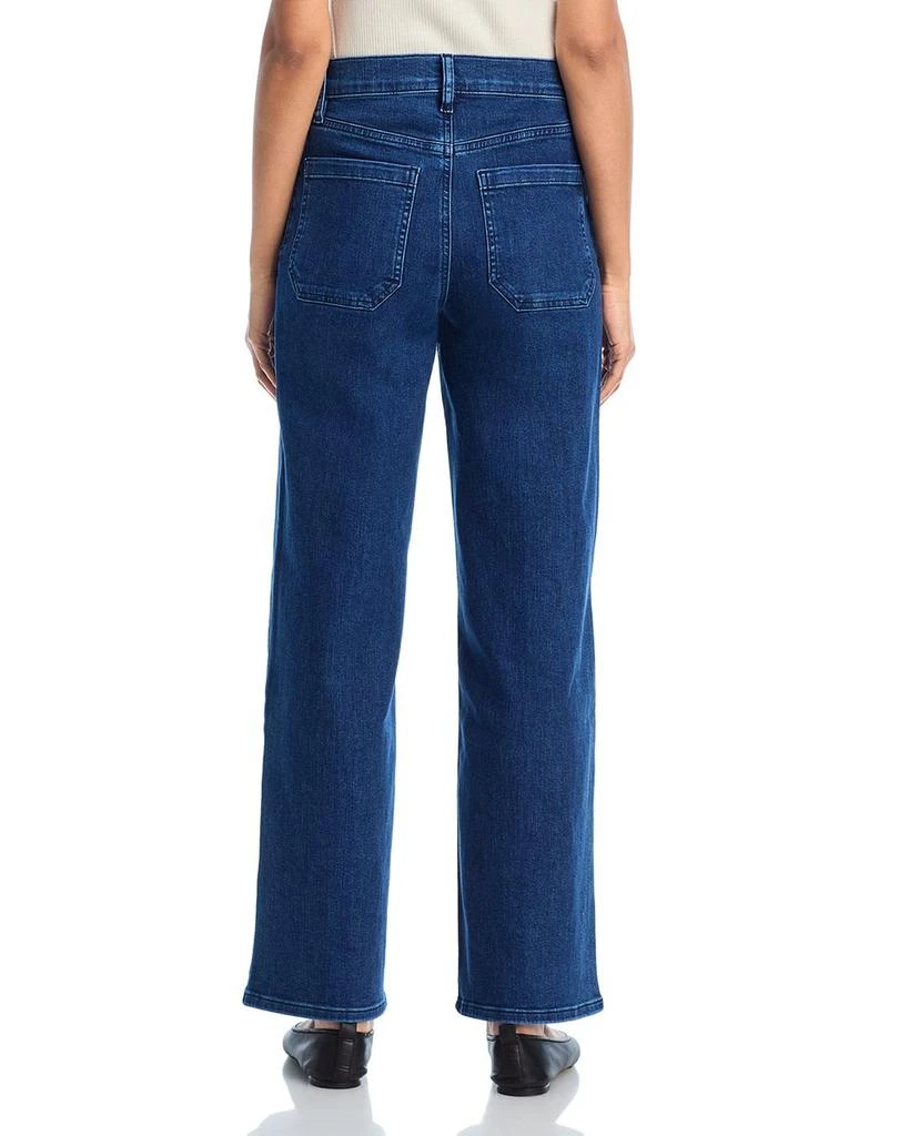 FRAME Le Slim Palazzo Modernist Pocket Jeans in Loner 3