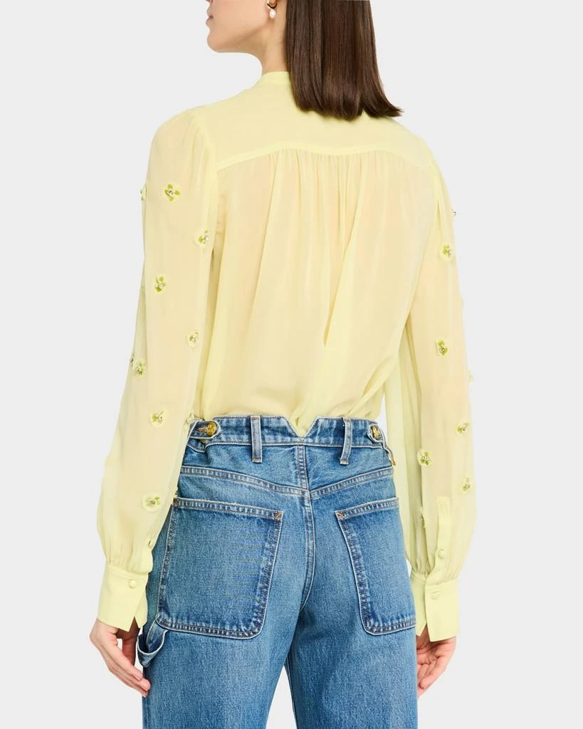 Ulla Johnson Bea Beaded Silk Blouse 3