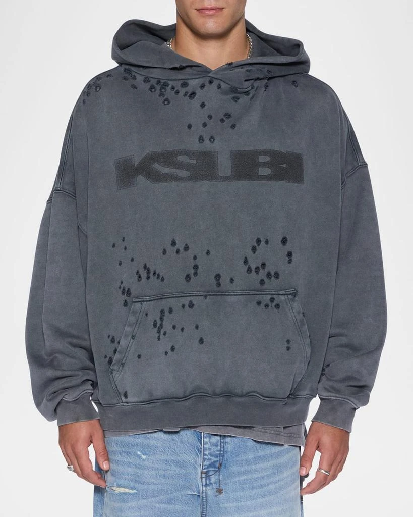 Ksubi Men's Blasted Ekcess Hoodie 4