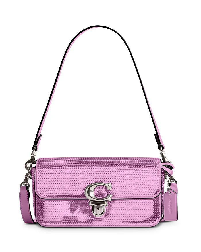 Coach Studio Mini Sequined Baguette 1