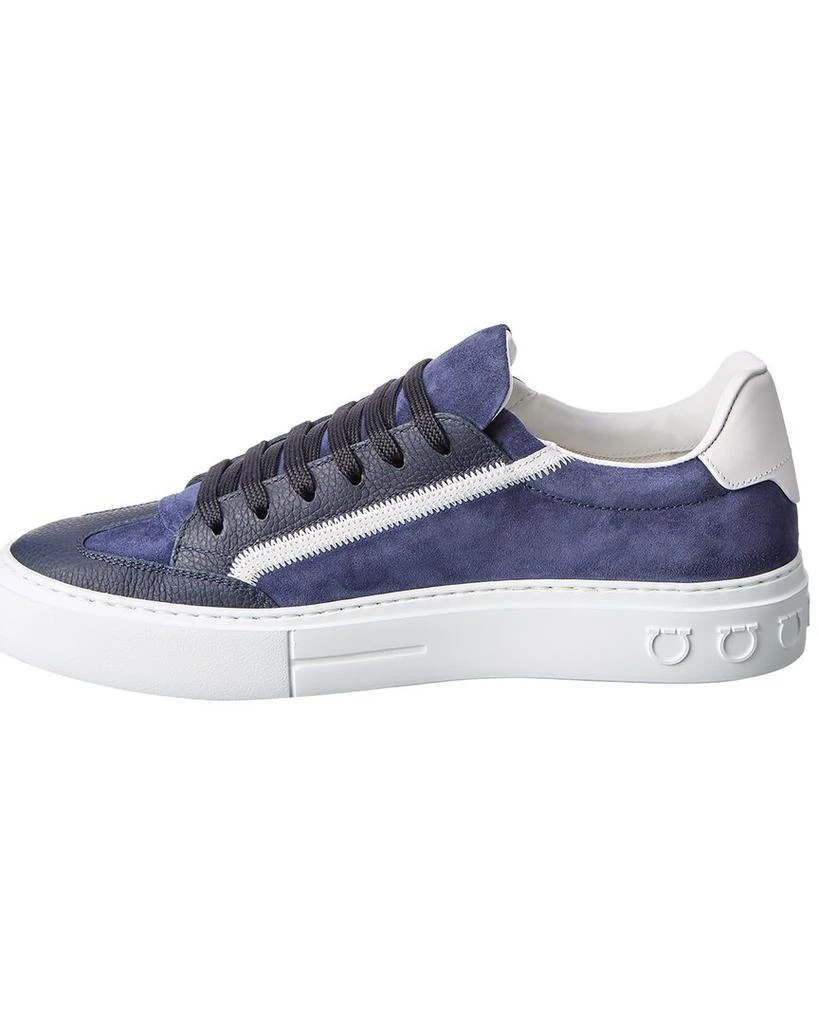 Salvatore Ferragamo Ferragamo Borg 5 Suede & Leather Sneaker 2
