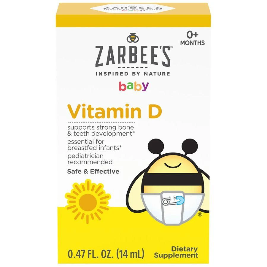 ZarBee's Naturals Baby Vitamin D Supplement Fragrance-Free 1