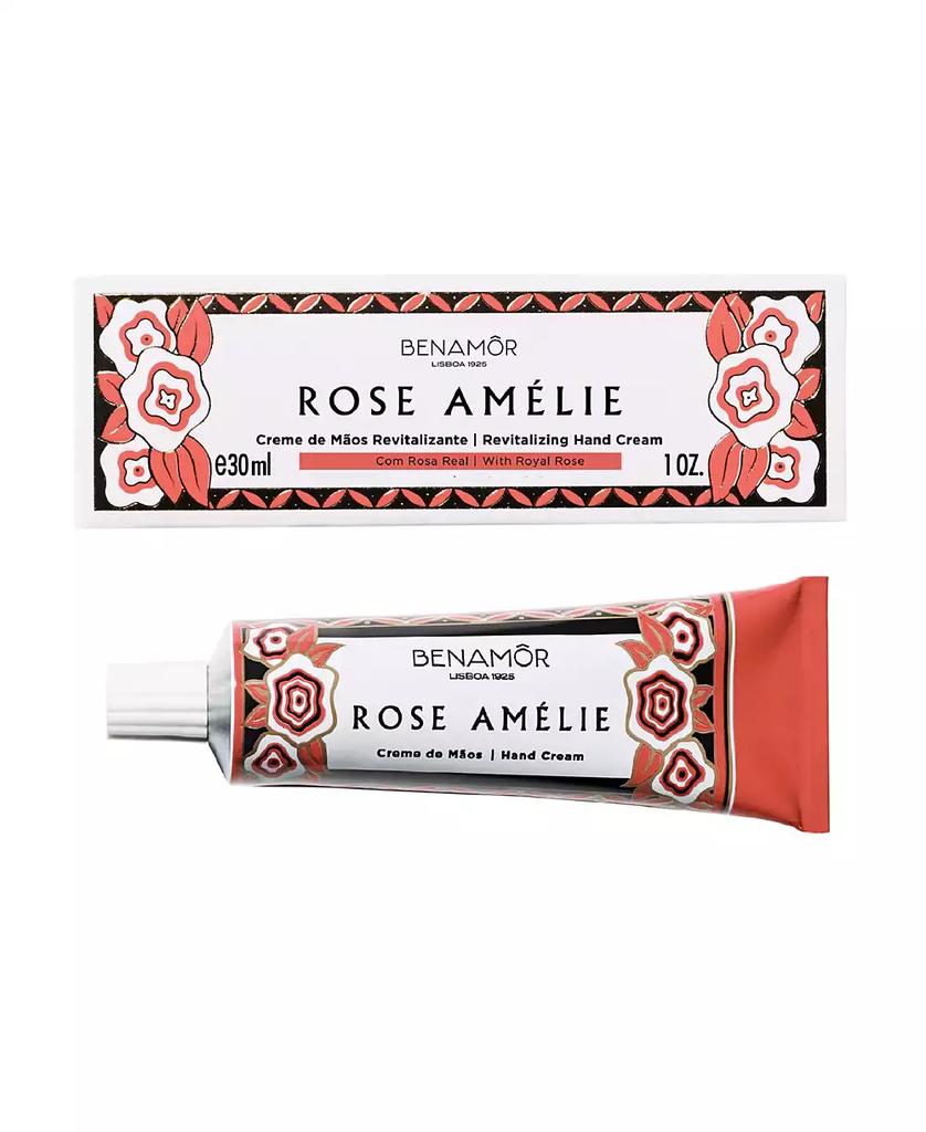 Benamor Women's Rose Amelie Creme de Maos Hidratante, Moisturizing Hand Cream, 1.01 fl oz